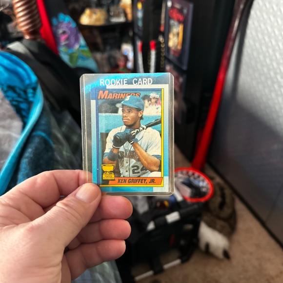 1990 Topps KEN GRIFFEY JR. All-Star Rookie #336 Bloody Scar ERROR Card - Picture 2 of 2